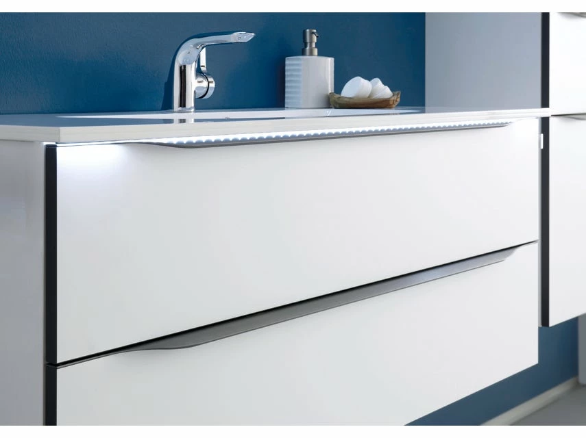 Am billigsten ❤️ Aquarell Badezimmer-Set Brüssel 03 - 3-teilig in weiß 👏 4 Am billigsten ❤️ Aquarell Badezimmer-Set Brüssel 03 - 3-teilig in weiß 👏 – Bild 4