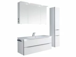 Schlussverkauf 🔔 Aquarell Hochschrank Brüssel - 30/168/33 cm in weiß ❤️ -Badezimmerschränke Verkäufe 6780085 0611098 7 24612716