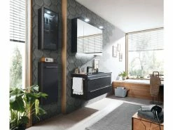 Bester Verkauf ✔️ Aquarell Vitrinen-Wandschrank Brüssel - 30/70,3/17 cm in schwarz ⭐ -Badezimmerschränke Verkäufe 6780144 0611161 2 24612873