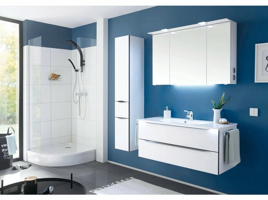 Großhandel 🔥 Aquarell Hochschrank Brüssel - 30/168/33 cm in weiß ❤️ 3 Großhandel 🔥 Aquarell Hochschrank Brüssel - 30/168/33 cm in weiß ❤️ – Bild 3