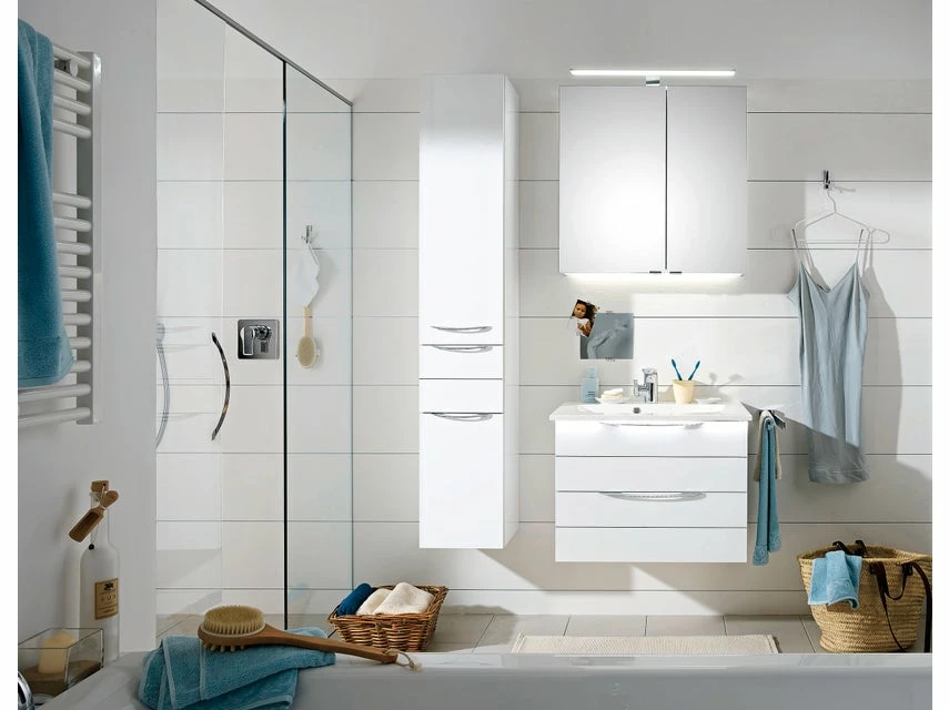 Besorgen 🎁 Aquarell Hochschrank Brüssel - 30/168/33 cm in weiß 🧨 3 Besorgen 🎁 Aquarell Hochschrank Brüssel - 30/168/33 cm in weiß 🧨 – Bild 3