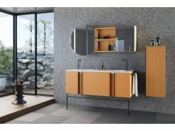 Großhandel 😀 Coraggio Forma Midischrank Kano rechts - 35/96/32 cm in braun ✨ -Badezimmerschränke Verkäufe 6800649 0619405 1 24760648