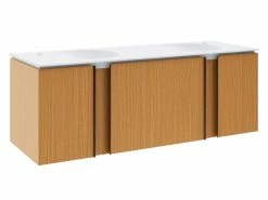 Rabatt 🔔 Coraggio Forma Waschtisch-Set Kano - 141/50,6/50 cm in braun ✨