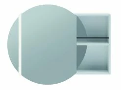 Budget 🎉 Coraggio Forma Spiegelschrank Kano - 80/64/15 cm in weiß 🤩