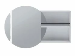 Billig 😍 Coraggio Forma Spiegelschrank Kano links - 100/64/15 cm in weiß 🔥