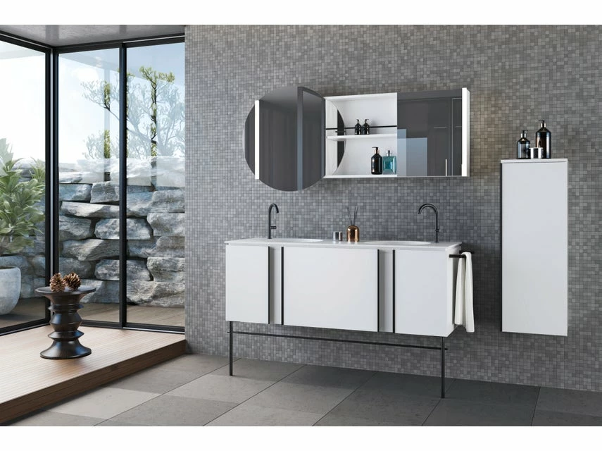 Am billigsten 🧨 Coraggio Forma Waschtisch-Set Kano - 141/50,6/50 cm in weiß 🛒 4 Am billigsten 🧨 Coraggio Forma Waschtisch-Set Kano - 141/50,6/50 cm in weiß 🛒 – Bild 4