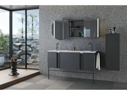 Bestpreis ✨ Coraggio Forma Waschtisch-Set Kano - 141/50,6/50 cm in grau ✨ 7 Bestpreis ✨ Coraggio Forma Waschtisch-Set Kano - 141/50,6/50 cm in grau ✨ -Badezimmerschränke Verkäufe 6800768 0619510 4 24770762