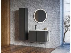 Aktion 🥰 Coraggio Forma Waschtisch-Set Kano - 81/50,6/50 cm in grau ✔️ -Badezimmerschränke Verkäufe 6800772 0619514 4 24770770