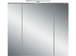 Auslauf ⭐ Spiegelschrank Vito Mayor - 76/71/23 cm in grau 💯