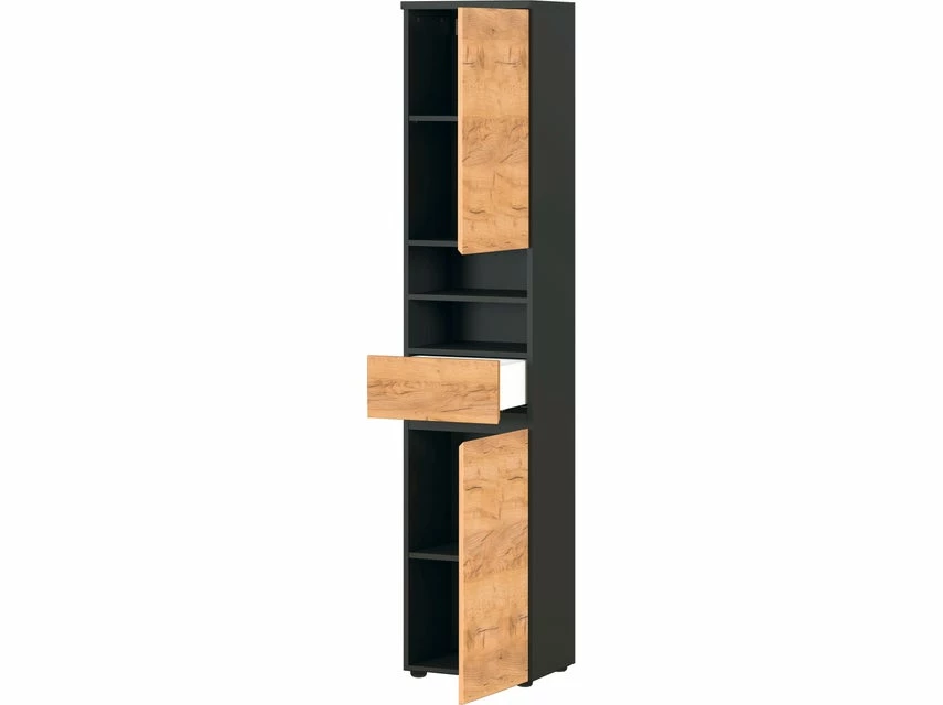 Besorgen 😀 Hochschrank Vito Mayor - 39/190/34 cm in braun 🎁 6 Besorgen 😀 Hochschrank Vito Mayor - 39/190/34 cm in braun 🎁 – Bild 6