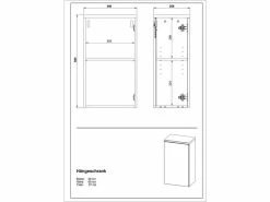 Neu ✨ Wandschrank Vito Mayor - 39/69/27 cm in braun 😀 -Badezimmerschränke Verkäufe 6808082 0622033 5 24815873