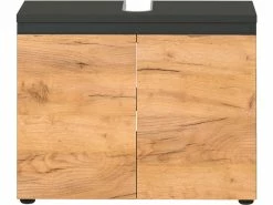 Bestes Angebot ⌛ Waschbecken-Unterschrank Vito Mayor - 70/56/34 cm in braun ⌛