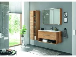 Billig 😉 Waschtisch-Set Vito Lamba - 100/40/47 cm in braun 😀 -Badezimmerschränke Verkäufe 6828830 0628928 3 24879712