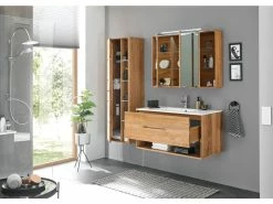 Billig 😉 Waschtisch-Set Vito Lamba - 100/40/47 cm in braun 😀 -Badezimmerschränke Verkäufe 6828831 0628928 4 24879712