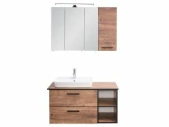 Coupon ⌛ Hängeschrank Baku - 30/70/20 cm in braun 💯 -Badezimmerschränke Verkäufe 6832134 0630170 3 24846323