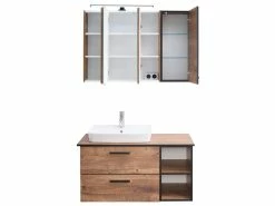 Coupon ⌛ Hängeschrank Baku - 30/70/20 cm in braun 💯 -Badezimmerschränke Verkäufe 6832136 0630170 5 24846323