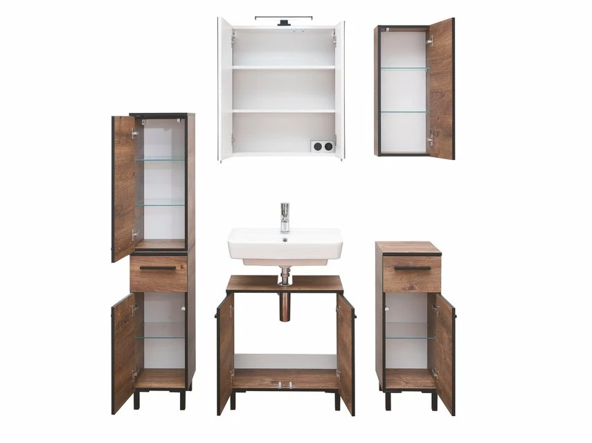 Auslauf 😉 Hängeschrank Baku - 30/70/32,5 cm in braun ✨ 4 Auslauf 😉 Hängeschrank Baku - 30/70/32,5 cm in braun ✨ – Bild 4