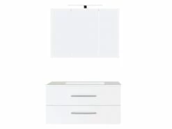 Bestes Angebot ⌛ Badezimmer-Set Mondo Estillo 3-teilig in weiß 🔥