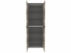 Bestes Angebot 🛒 Coraggio Forma Hochschrank Novara - 62,8/163,3/32 cm in braun ❤️ -Badezimmerschränke Verkäufe 6920786 0643485 3 24937776