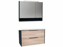 Angebote 💯 Coraggio Forma Badezimmer-Set Novara - 3-teilig in braun 🛒