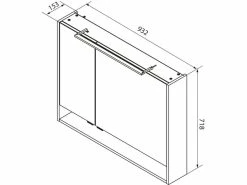 Schlussverkauf ⭐ Coraggio Forma Spiegelschrank Novara - 93,2/71,5/15,3 cm in grau 🌟 8 Schlussverkauf ⭐ Coraggio Forma Spiegelschrank Novara - 93,2/71,5/15,3 cm in grau 🌟 -Badezimmerschränke Verkäufe 6920807 0643505 1 24937510