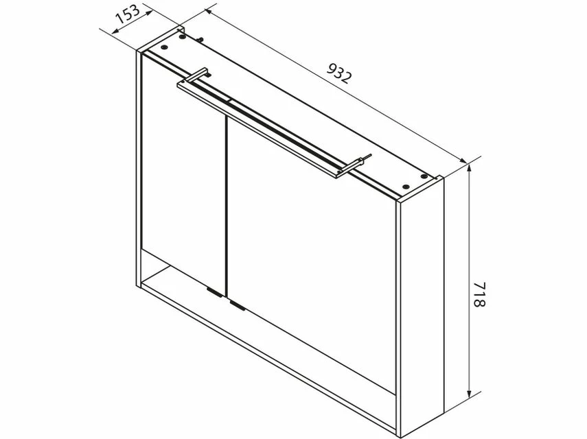 Schlussverkauf ⭐ Coraggio Forma Spiegelschrank Novara - 93,2/71,5/15,3 cm in grau 🌟 4 Schlussverkauf ⭐ Coraggio Forma Spiegelschrank Novara - 93,2/71,5/15,3 cm in grau 🌟 – Bild 4