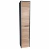 Großhandel 😀 Coraggio Forma Hochschrank Novara - 32,8/163,3/32 cm in braun 🧨