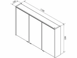 Aktion ✔️ Coraggio Forma Spiegelschrank Belmont - 110/68,3/16 cm in weiß ⭐ 7 Aktion ✔️ Coraggio Forma Spiegelschrank Belmont - 110/68,3/16 cm in weiß ⭐ -Badezimmerschränke Verkäufe 6920885 0643566 3 24939714