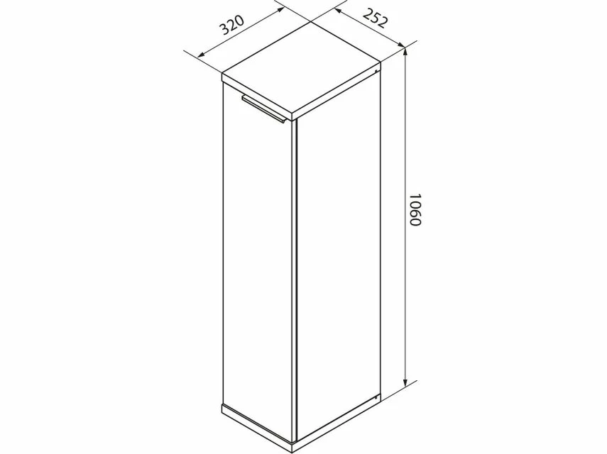 Rabatt 👏 Coraggio Forma Midischrank Belmont - 25,2/106/32 cm in weiß 🛒 2 Rabatt 👏 Coraggio Forma Midischrank Belmont - 25,2/106/32 cm in weiß 🛒 – Bild 2