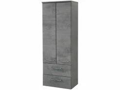 Billig 😍 Midischrank Filino - 50/136,1/33 cm in dunkelgrau 🎁