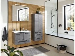 Schlussverkauf 😀 Waschtisch-Unterschrank Filino - 72/51/44 cm in dunkelgrau 👏 -Badezimmerschränke Verkäufe 6930030 0646772 11 24938120