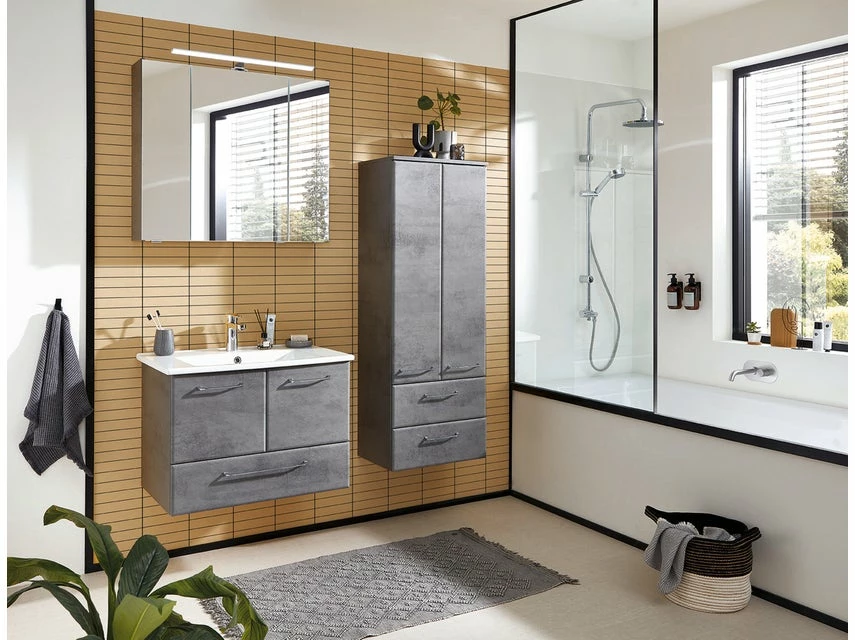 Rabatt 🔔 Spiegelschrank Filino - 80/70/16 cm in dunkelgrau 🥰 3 Rabatt 🔔 Spiegelschrank Filino - 80/70/16 cm in dunkelgrau 🥰 – Bild 3