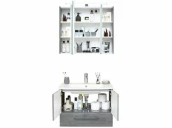 Rabatt 🔔 Spiegelschrank Filino - 80/70/16 cm in dunkelgrau 🥰 13 Rabatt 🔔 Spiegelschrank Filino - 80/70/16 cm in dunkelgrau 🥰 -Badezimmerschränke Verkäufe 6930050 0646791 14 24938211