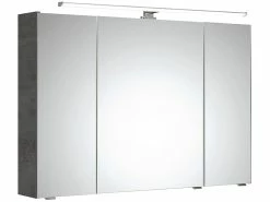 Bestpreis 👍 Spiegelschrank Filino - 105/70/16 cm in dunkelgrau ✔️