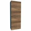 Schlussverkauf 👍 Coraggio Forma Hochschrank Lacona - 60/162/31,8 cm in dunkelbraun ✔️
