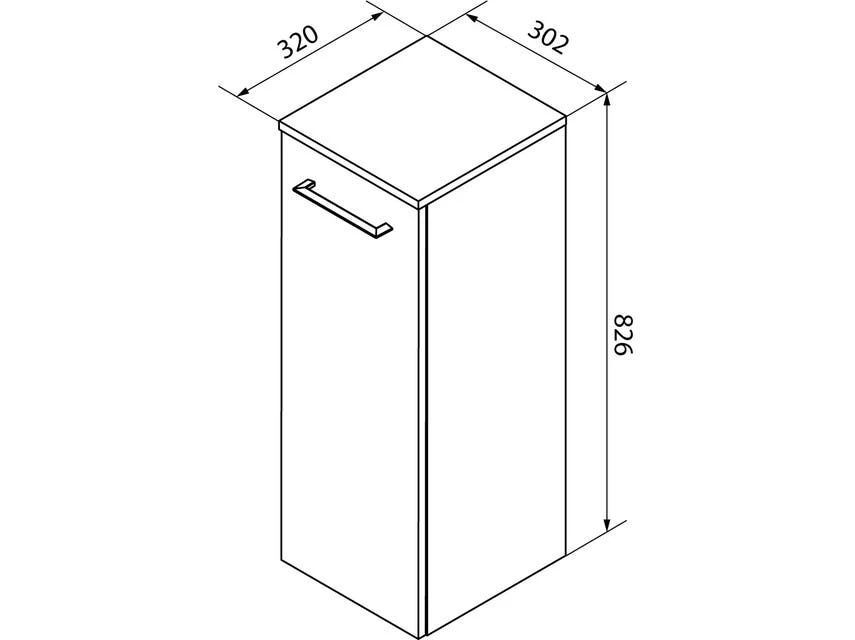 Rabatt ✔️ Coraggio Forma Hochschrank Lacona - 30,2/82,6/32 cm in schwarz ⌛ 2 Rabatt ✔️ Coraggio Forma Hochschrank Lacona - 30,2/82,6/32 cm in schwarz ⌛ – Bild 2