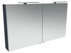 Bester Verkauf 🥰 Coraggio Forma Spiegelschrank Lacona - 120/68/15,8 cm in grau 😀