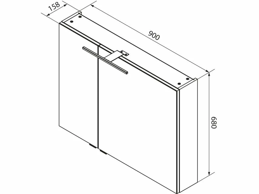 Blitzangebot 👍 Coraggio Forma Spiegelschrank Lacona - 90/68/15,8 cm in grau ✨ 2 Blitzangebot 👍 Coraggio Forma Spiegelschrank Lacona - 90/68/15,8 cm in grau ✨ – Bild 2