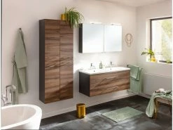 Neu 🛒 Coraggio Forma Badezimmer-Set Lacona - 3-teilig in dunkelbraun 👍