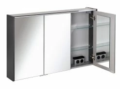 Budget 🎉 Coraggio Forma Badezimmer-Set Belmont - 3-teilig in grau 💯 -Badezimmerschränke Verkäufe 6931919 0647709 1 24941107