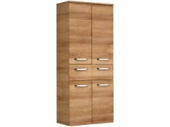 Großhandel 🤩 Midischrank Trentino - 60/141/33 cm in braun 🔔