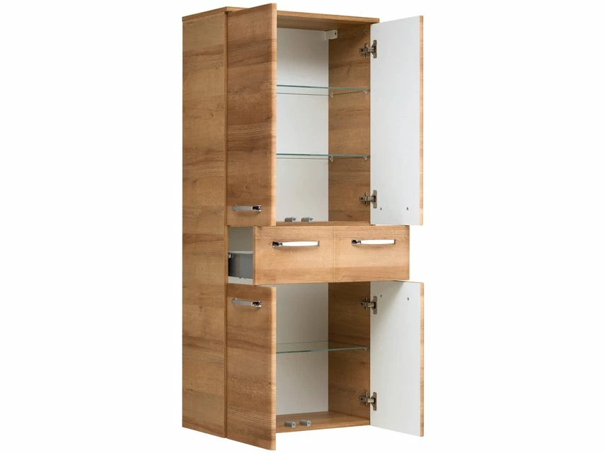 Großhandel 🤩 Midischrank Trentino - 60/141/33 cm in braun 🔔 2 Großhandel 🤩 Midischrank Trentino - 60/141/33 cm in braun 🔔 – Bild 2