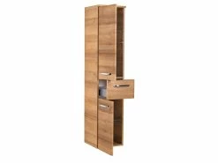 Bester Verkauf 🤩 Midischrank Trentino - 30/141/33 cm in braun 🤩 -Badezimmerschränke Verkäufe 6939019 0650362 8 22958120