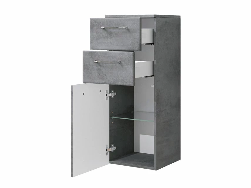 Bestpreis 🎉 Highboard Filino - 35/90,5/33 cm in dunkelgrau 🌟 2 Bestpreis 🎉 Highboard Filino - 35/90,5/33 cm in dunkelgrau 🌟 – Bild 2