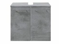 Besorgen 🌟 Waschbecken-Unterschrank Filino - 60/53/33 cm in dunkelgrau ✨