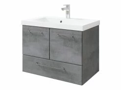 Schlussverkauf 😀 Waschtisch-Unterschrank Filino - 72/51/44 cm in dunkelgrau 👏 -Badezimmerschränke Verkäufe 6945830 0652706 2 24938120