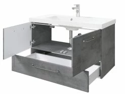 Blitzangebot 😀 Waschtisch-Unterschrank Filino - 96/51/44 cm in dunkelgrau ❤️ 12 Blitzangebot 😀 Waschtisch-Unterschrank Filino - 96/51/44 cm in dunkelgrau ❤️ -Badezimmerschränke Verkäufe 6945834 0652710 2 24938146