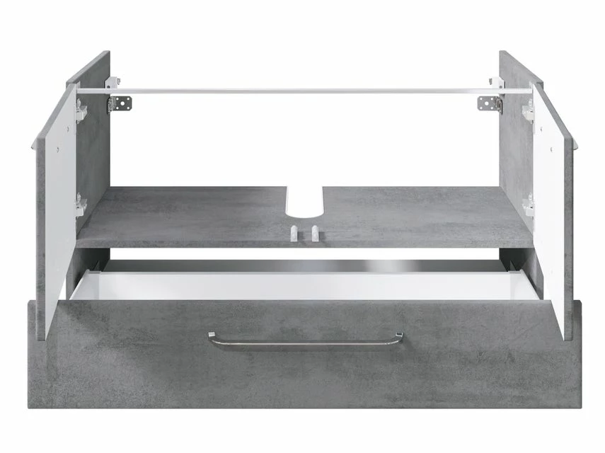 Blitzangebot 😀 Waschtisch-Unterschrank Filino - 96/51/44 cm in dunkelgrau ❤️ 8 Blitzangebot 😀 Waschtisch-Unterschrank Filino - 96/51/44 cm in dunkelgrau ❤️ – Bild 8