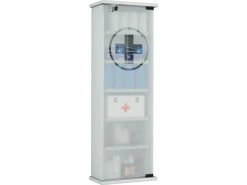 Auslauf 👏 Vivre Medizinschrank Gusal XXL - 31/92/18 cm in weiß 🌟