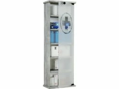 Blitzangebot 🤩 Vivre Medizinschrank Omal XXL - 31/92/18 cm in grau ⭐